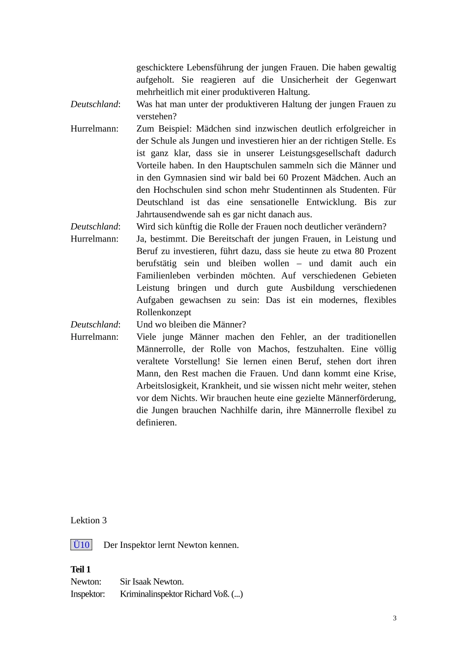 当代大学德语4   Hoertexte1-12_第3页