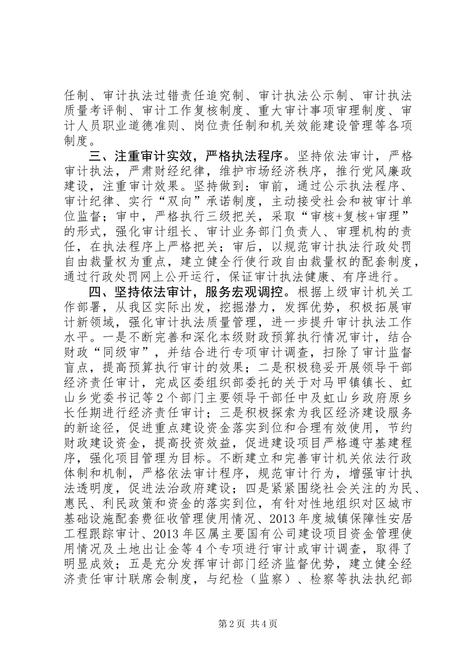 XX年区审计局依法行政工作总结_第2页