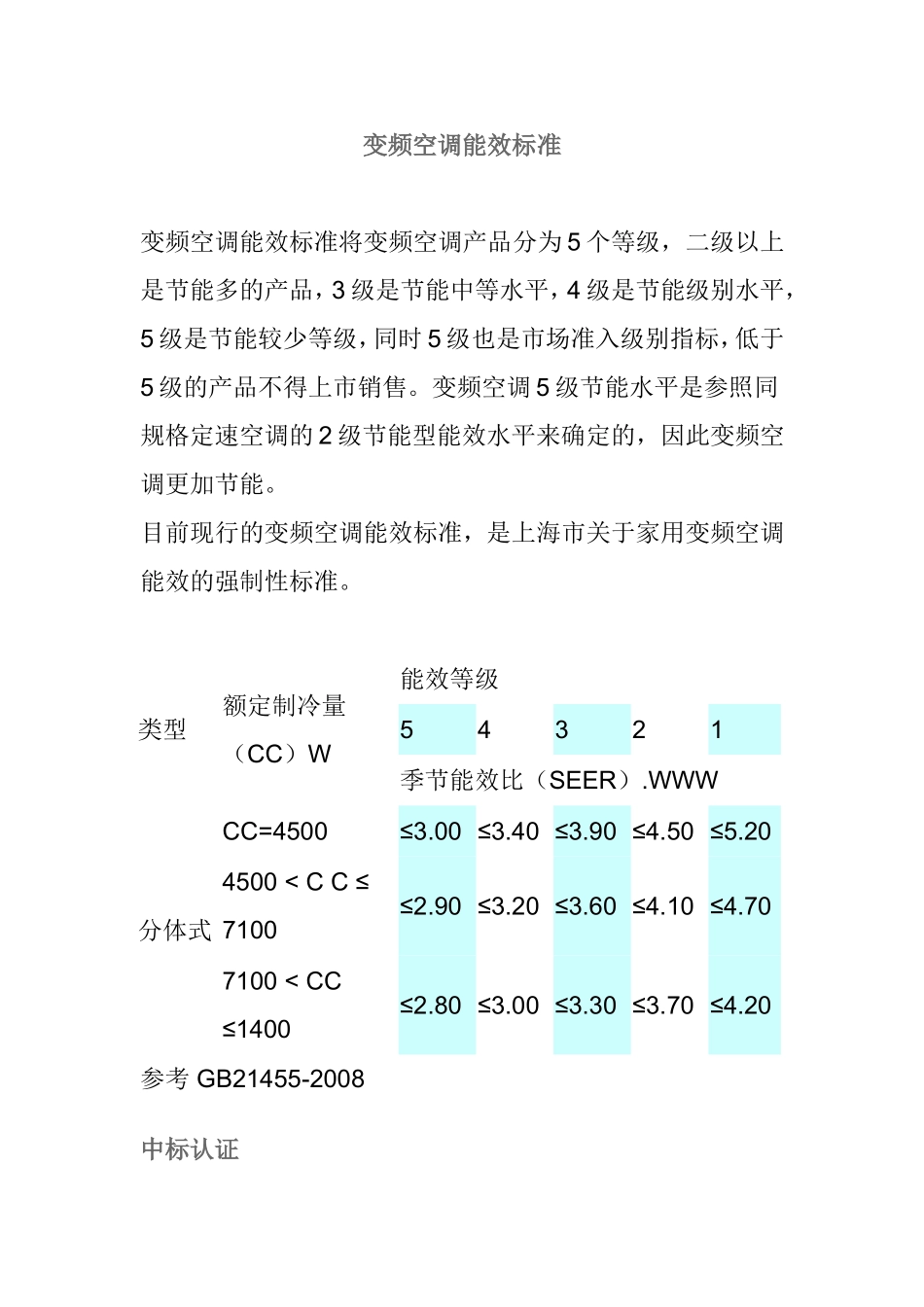 变频空调能效标准_第1页
