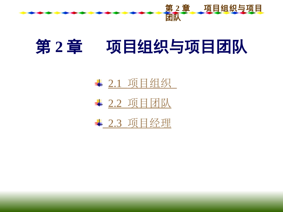 pm(2)：项目组织与项目团队_第2页