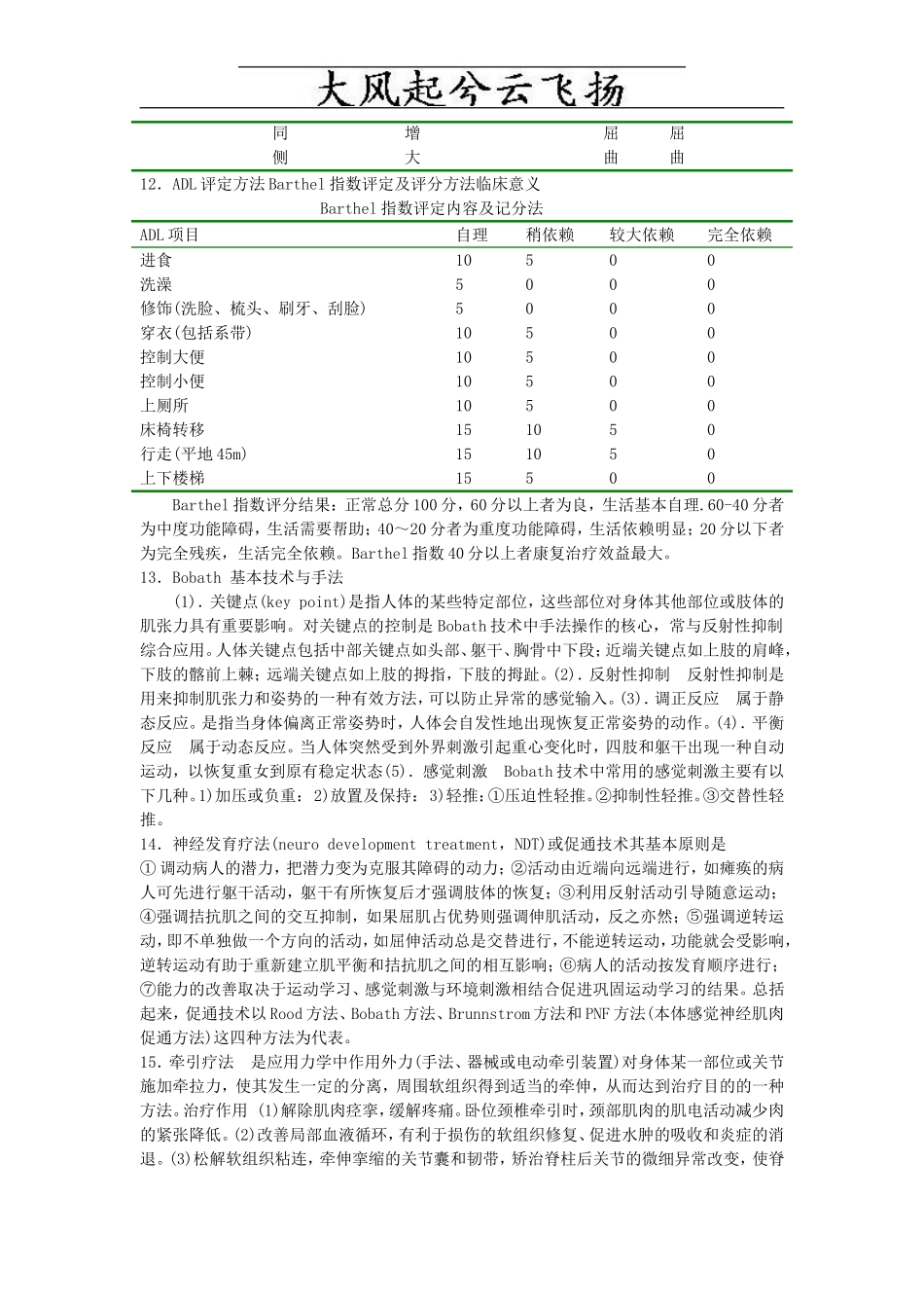 Acttlli远程教育康复医学复习资料_第3页