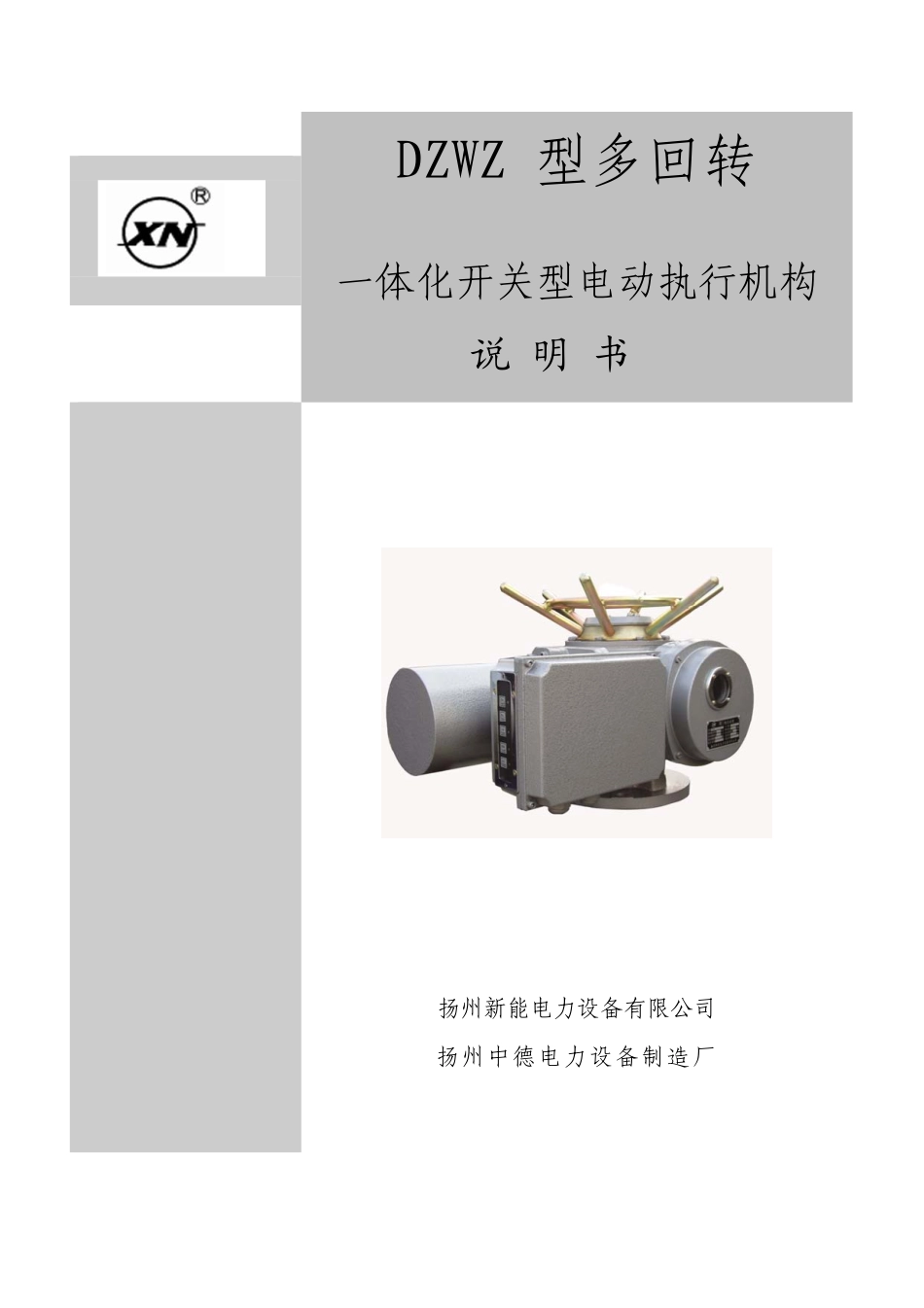 DZWZ中文说明书_第1页