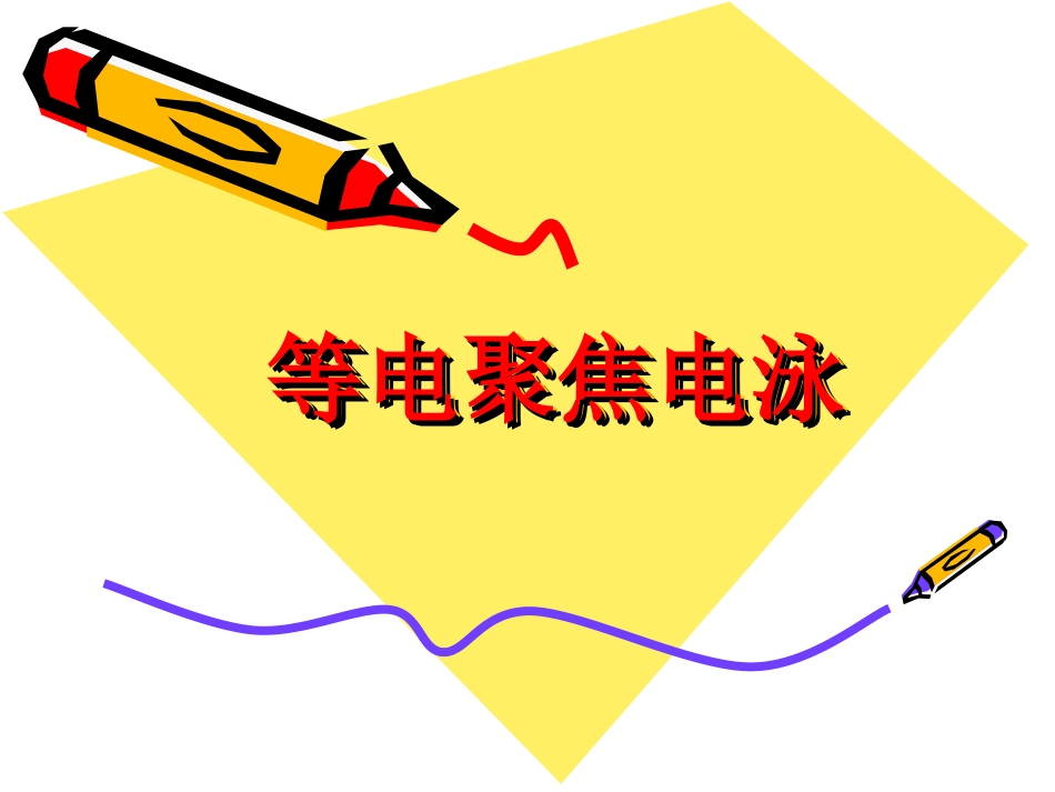 等电聚焦电泳_第1页