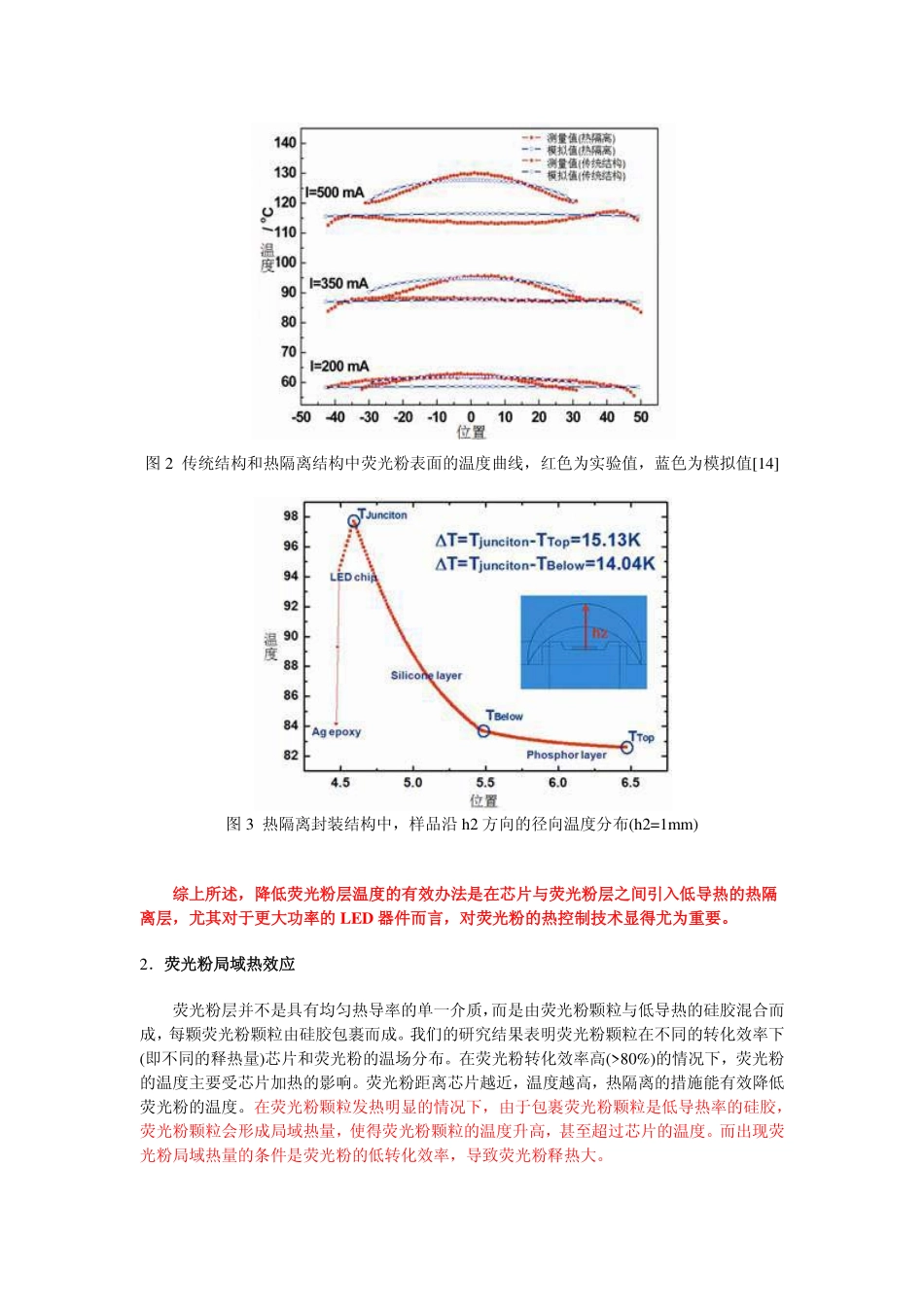 LED热隔离封装技术及对光电性能的改善_第2页