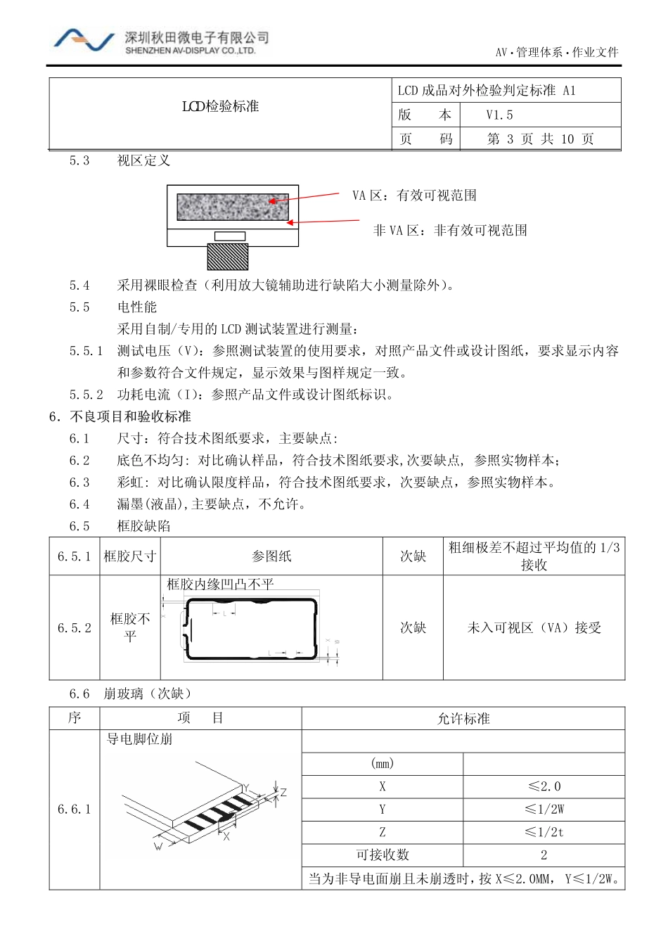 《AVD-LCD对外检验判定标准》-A1_第3页