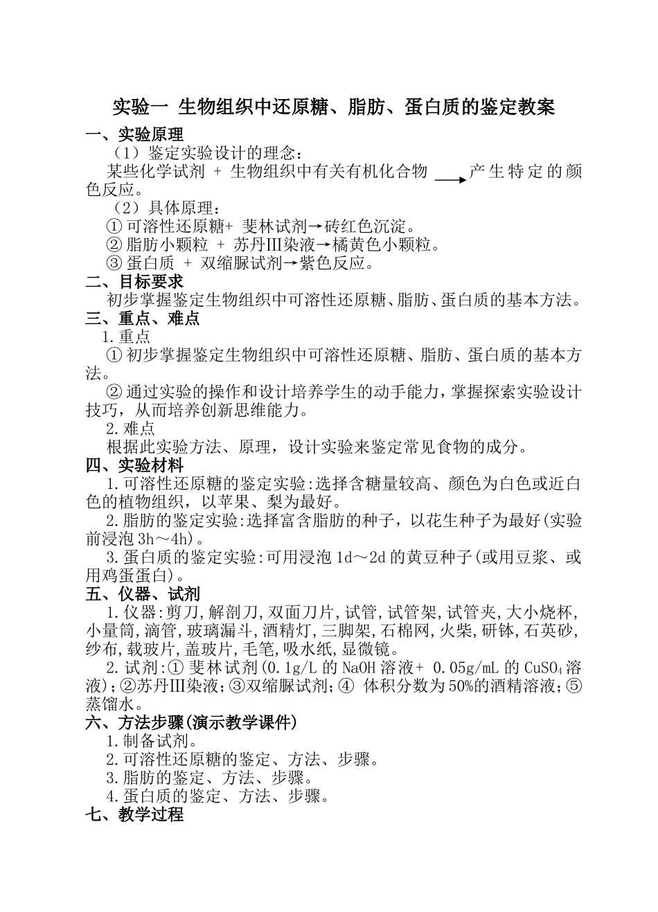 蛋白质的检测流程_第1页