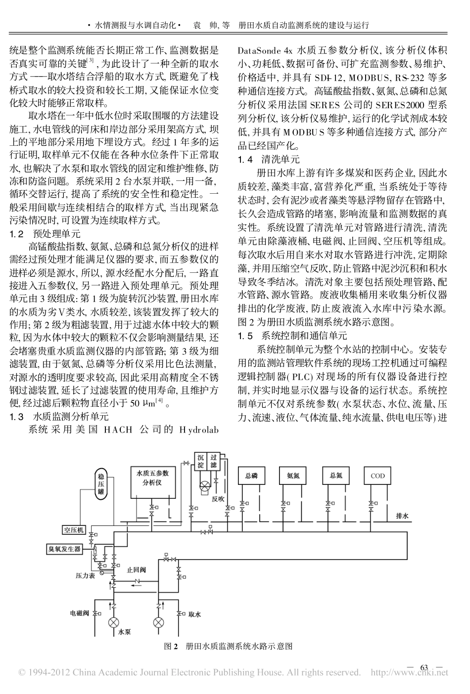 册田水质自动监测系统的建设与运行_第2页