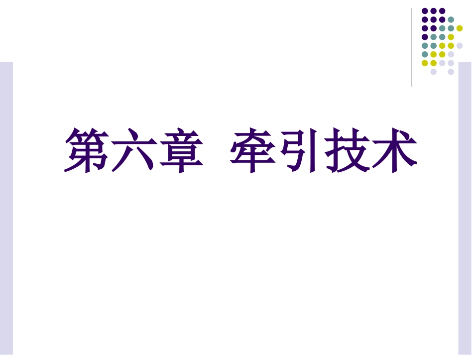 《运动治疗技术》第六章 牵引技术(四肢关节功能牵引技术)_第1页