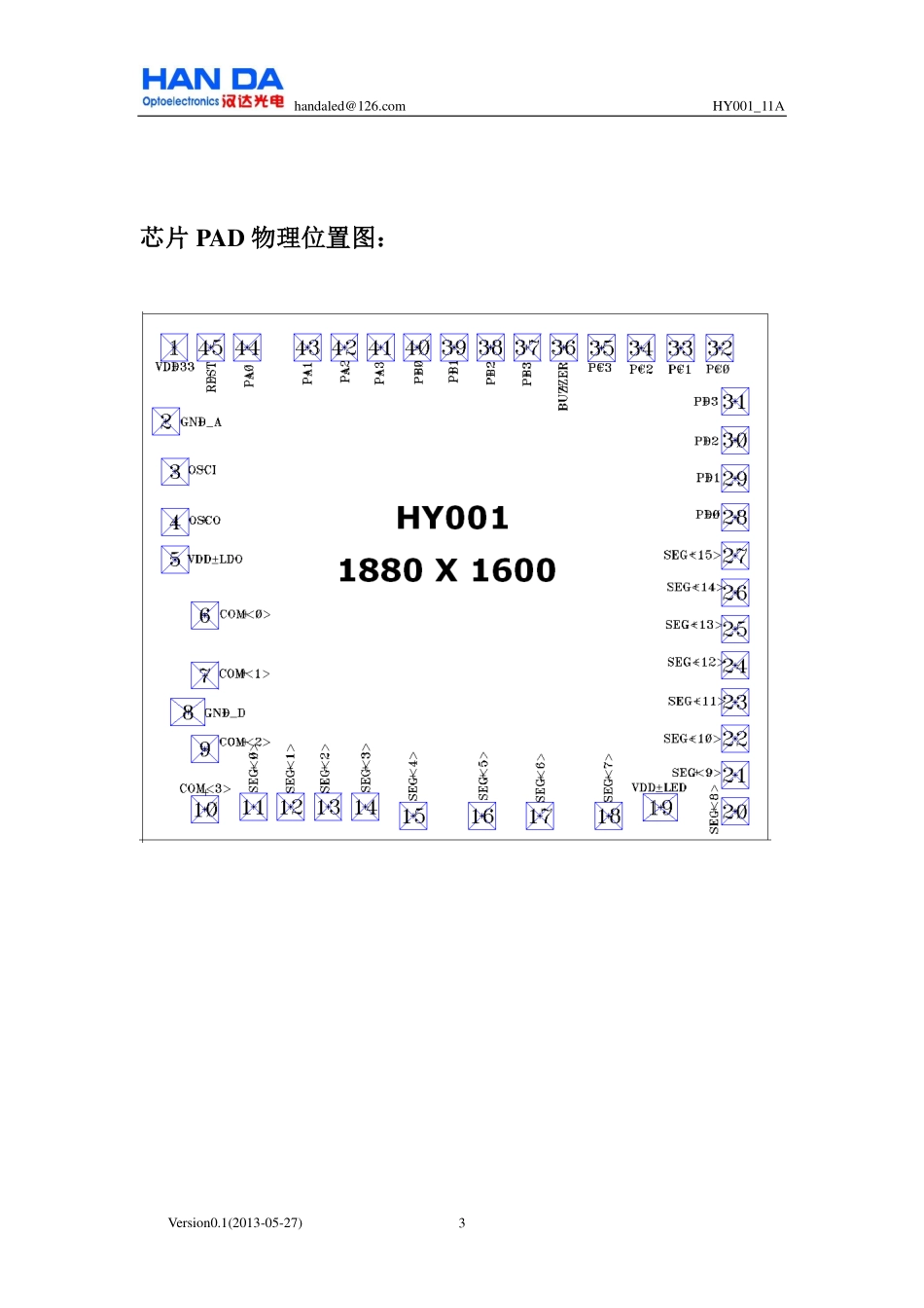 LED钟控收音机模组 HY001_11A说明书_第3页