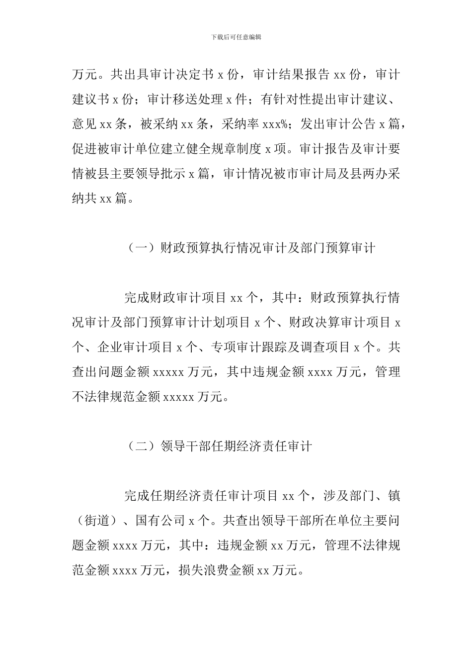 审计局2024年工作总结及下半年工作要点_第2页