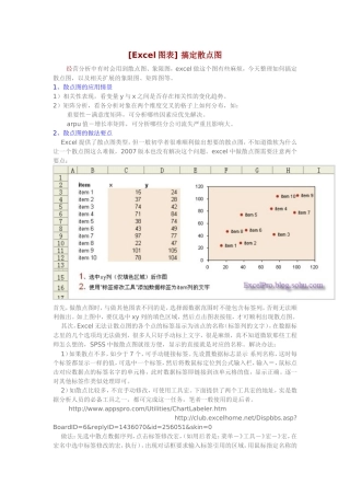 excel做散点图