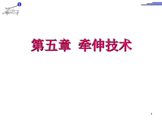 《运动治疗技术》第五章 牵伸技术(概述)