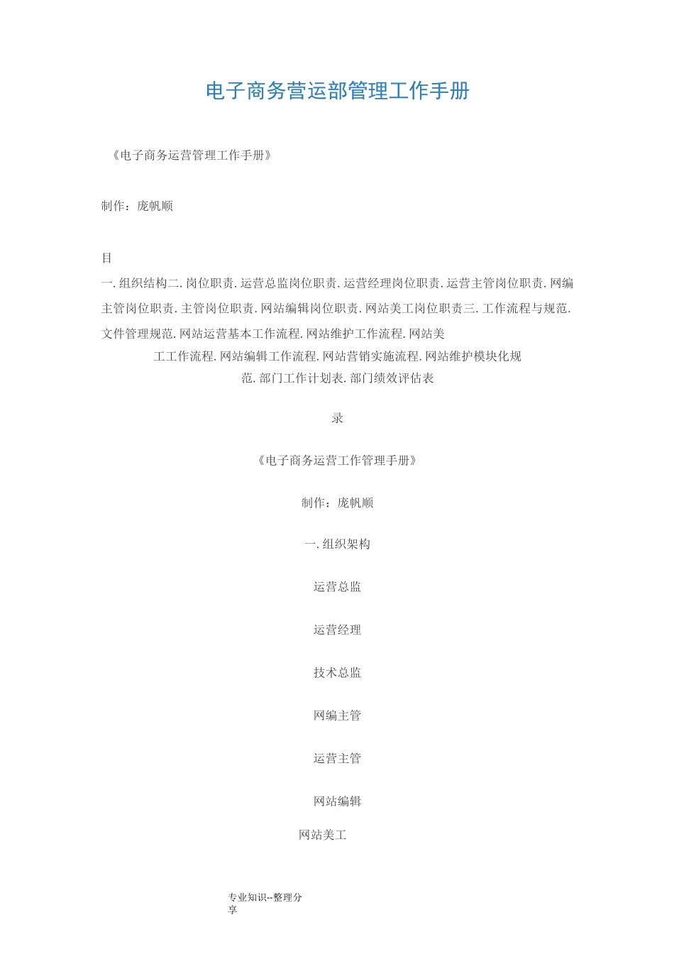 电商运营手册范本_第1页