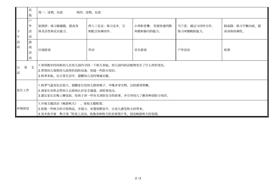 2018—2019学年第一学期第十周工作计划_第2页