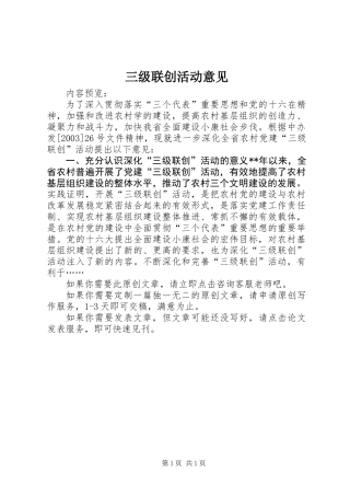 三级联创活动意见 (2)