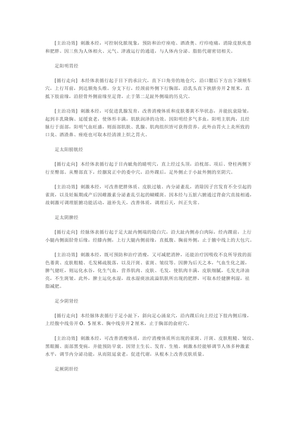 常用美容经络_第2页