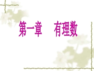 新人教版七年级上1.1正数和负数.1正数和负数