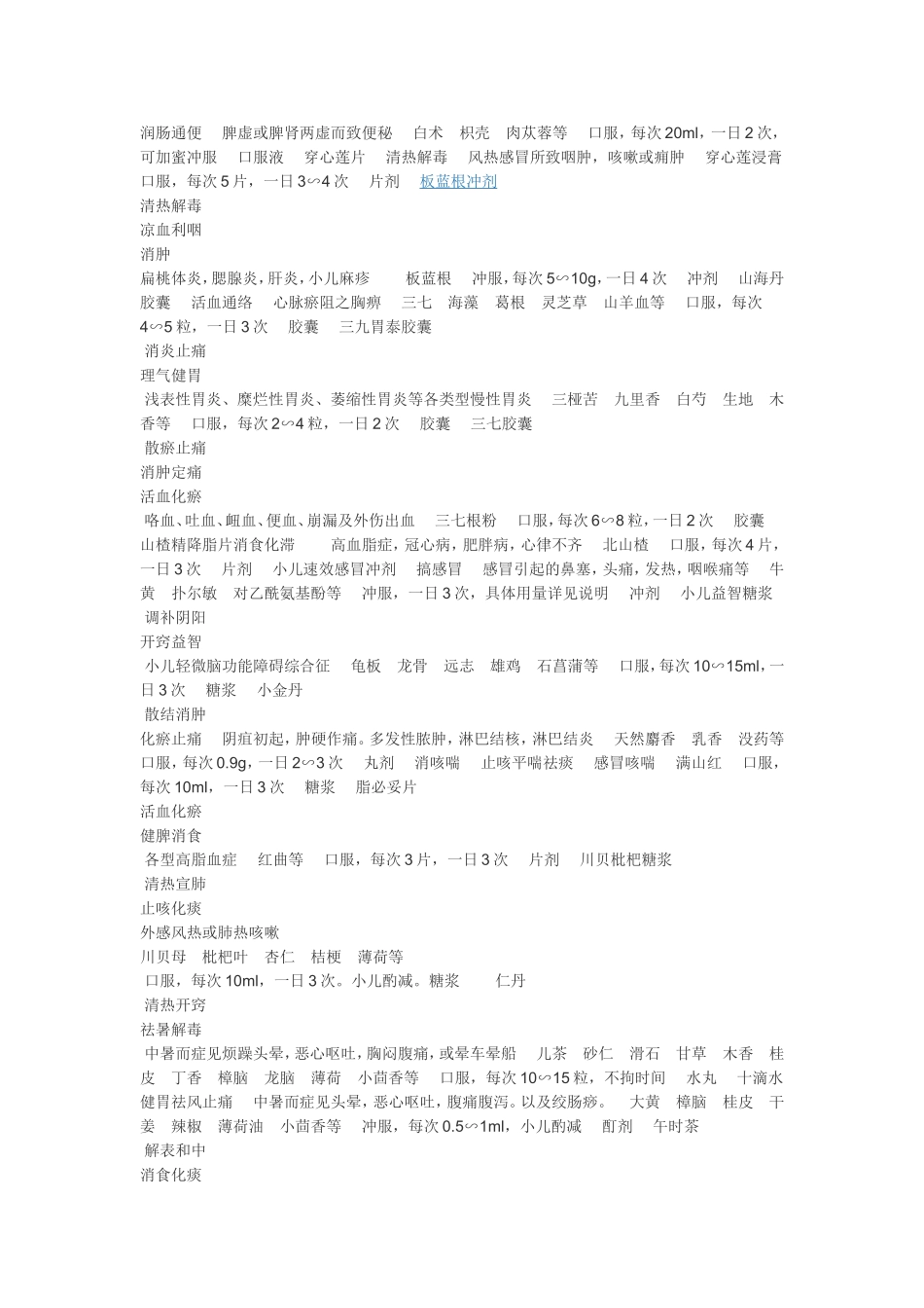 常用中成药列表_第2页