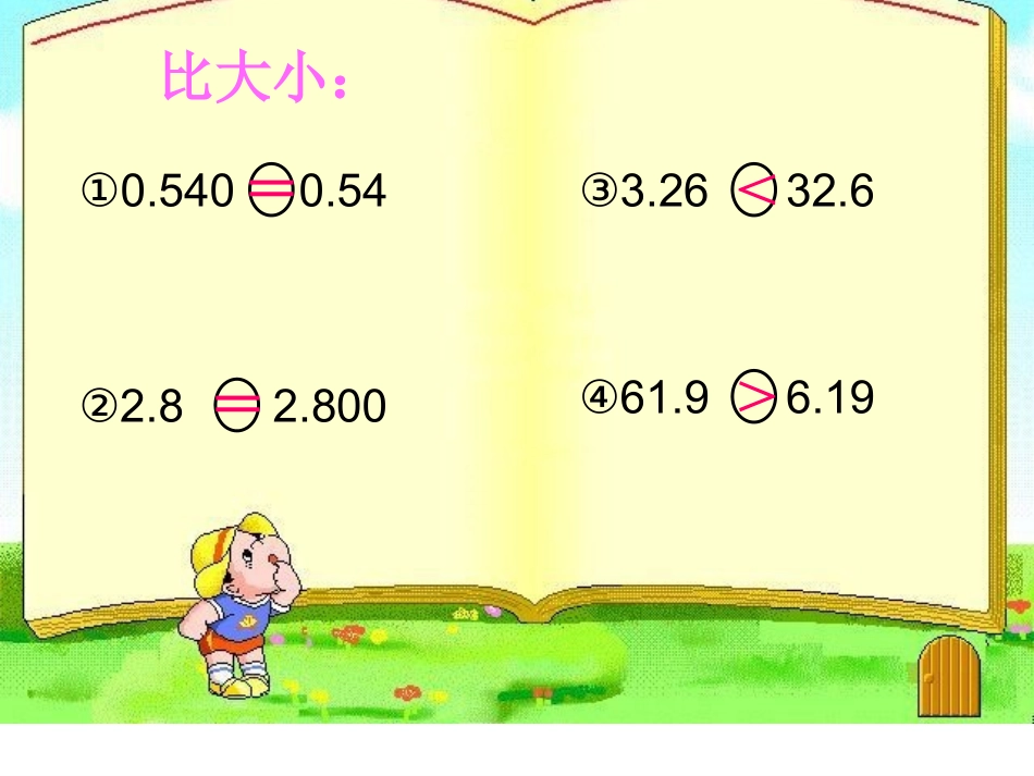 人教2011版小学数学四年级小数点的移动引起小数大小的变化_第2页