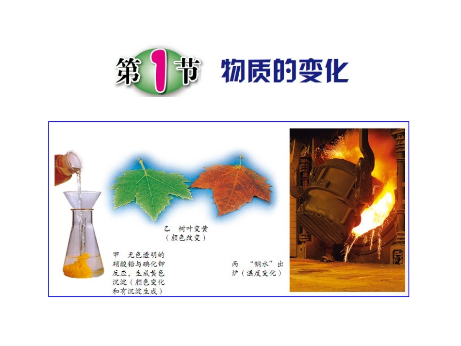 第1节-物质的变化_第1页