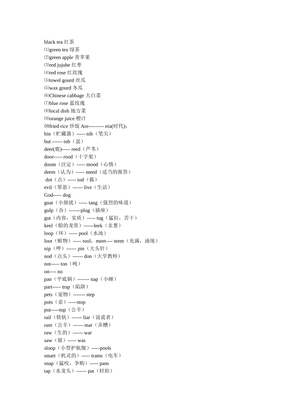 40个趣味英语单词-一定要知道的英语小秘密_第1页