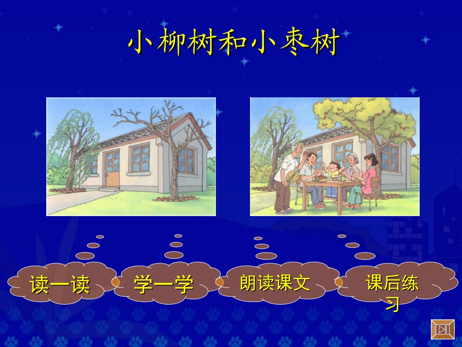 小学语文二年级课件-小柳树和小枣树_第2页