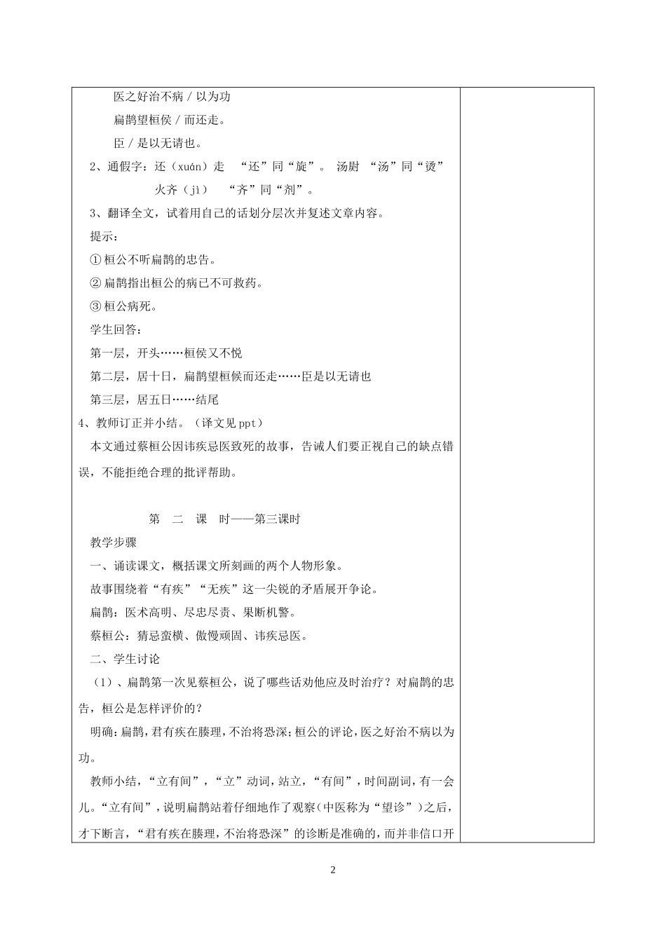 扁鹊见蔡桓公_第2页