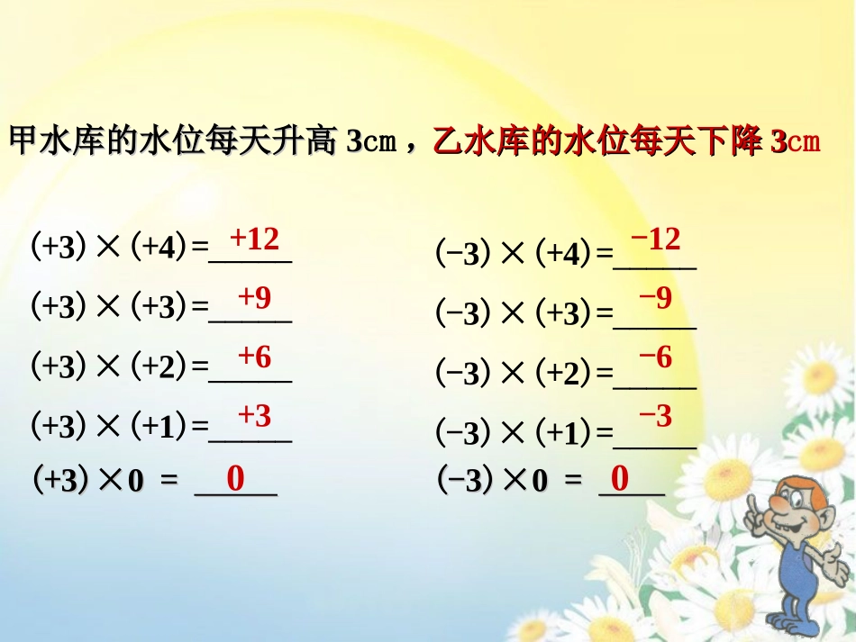 课程导入-有理数的乘法法则_第3页