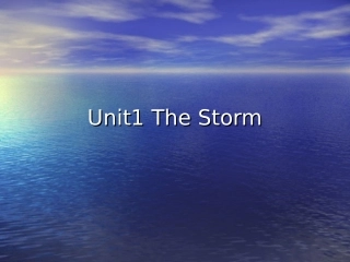 Unit1TheStorm