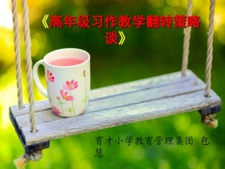 2014高年级习作暑期培训