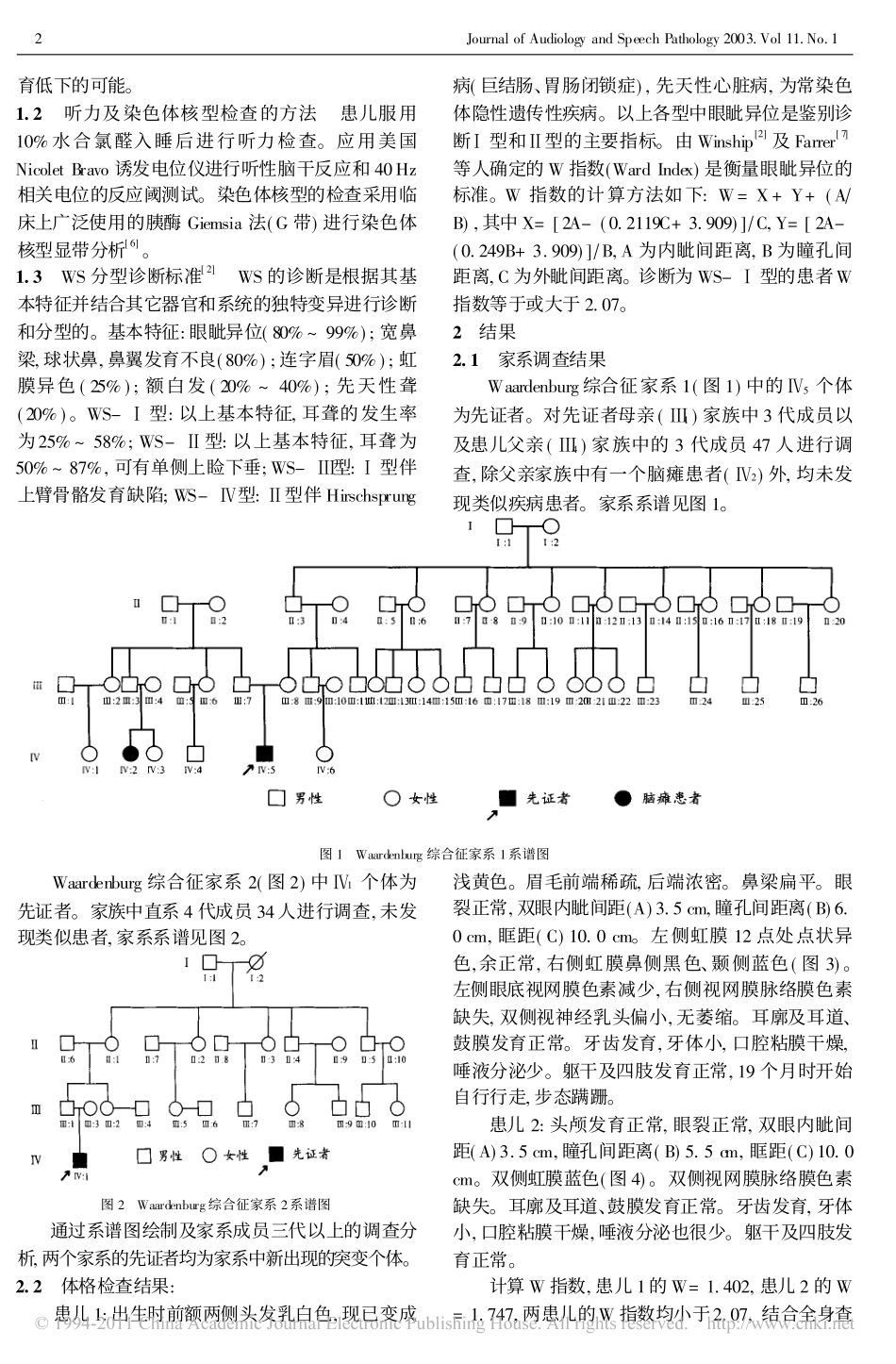 Waardenburg综合征的遗传学分析_第2页