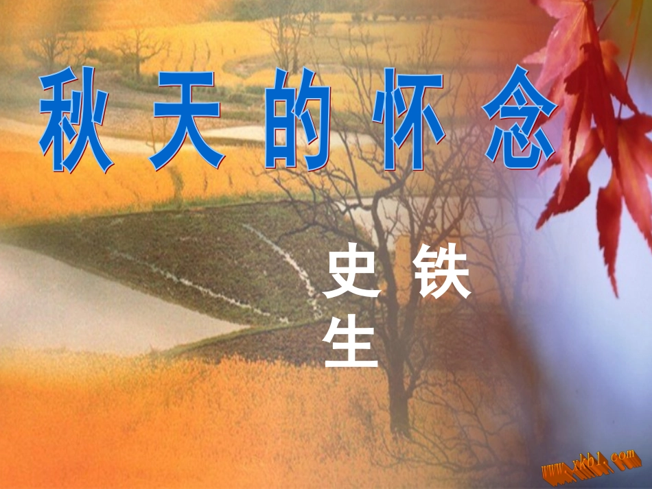 秋天的怀念-(2)_第1页