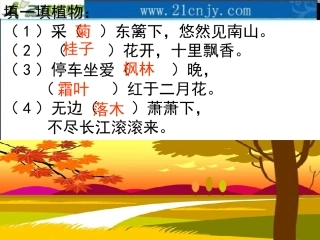 4秋天(第2课时)