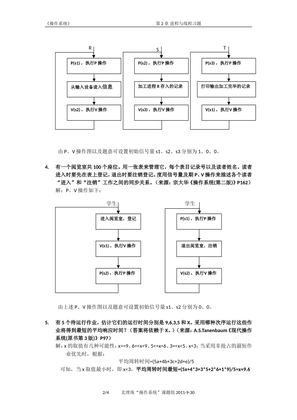 第2章 进程与线程习题_第2页
