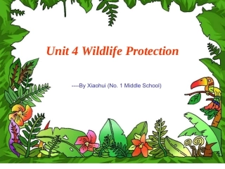 Unit4WildlifeProtection