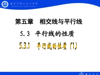 5.3.1平行线的性质1-(2)