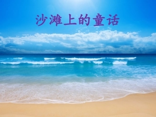 《沙滩上的童话》课件2