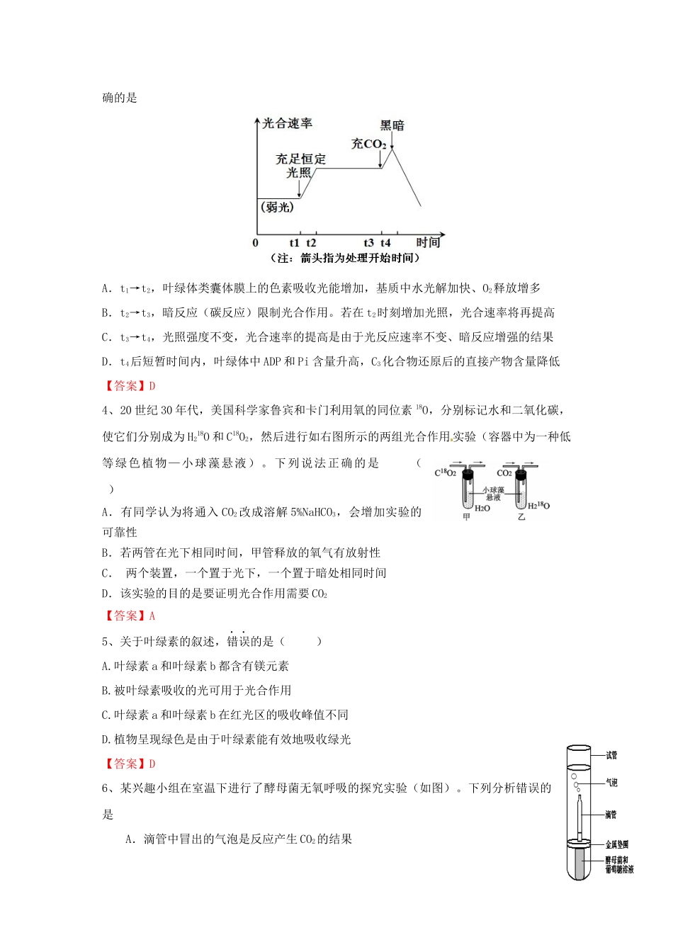 培训作业题加双向细目表张园园_第2页