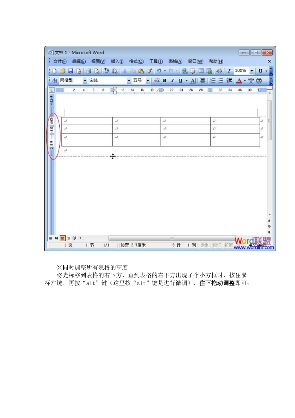 word表格调整方法_第3页
