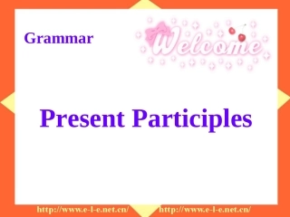 PresentParticiples
