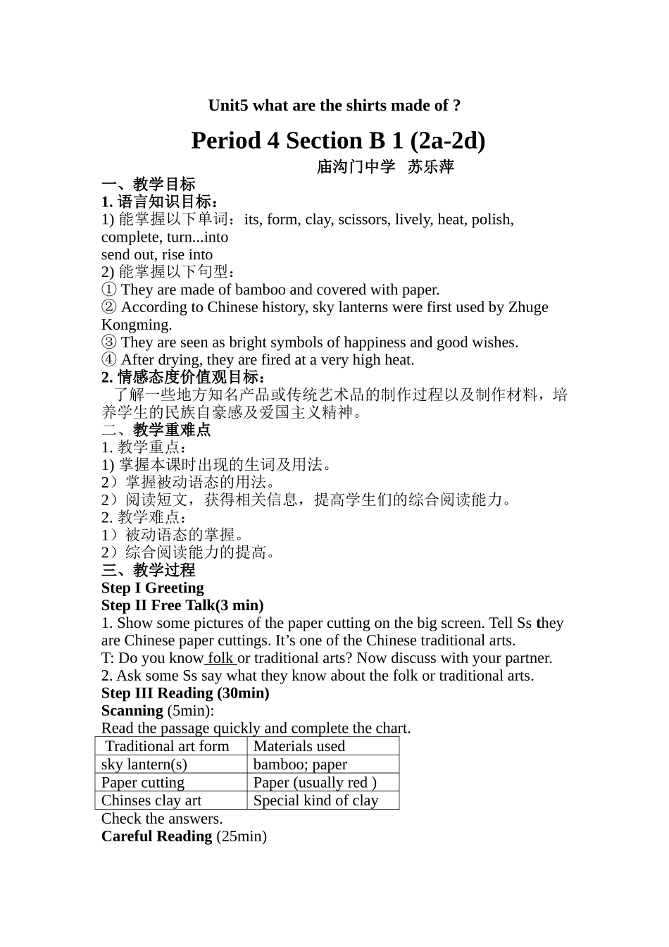 Unit5whataretheshirtsmadeof_第1页