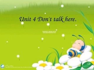 Unit4Don'ttalkhere.