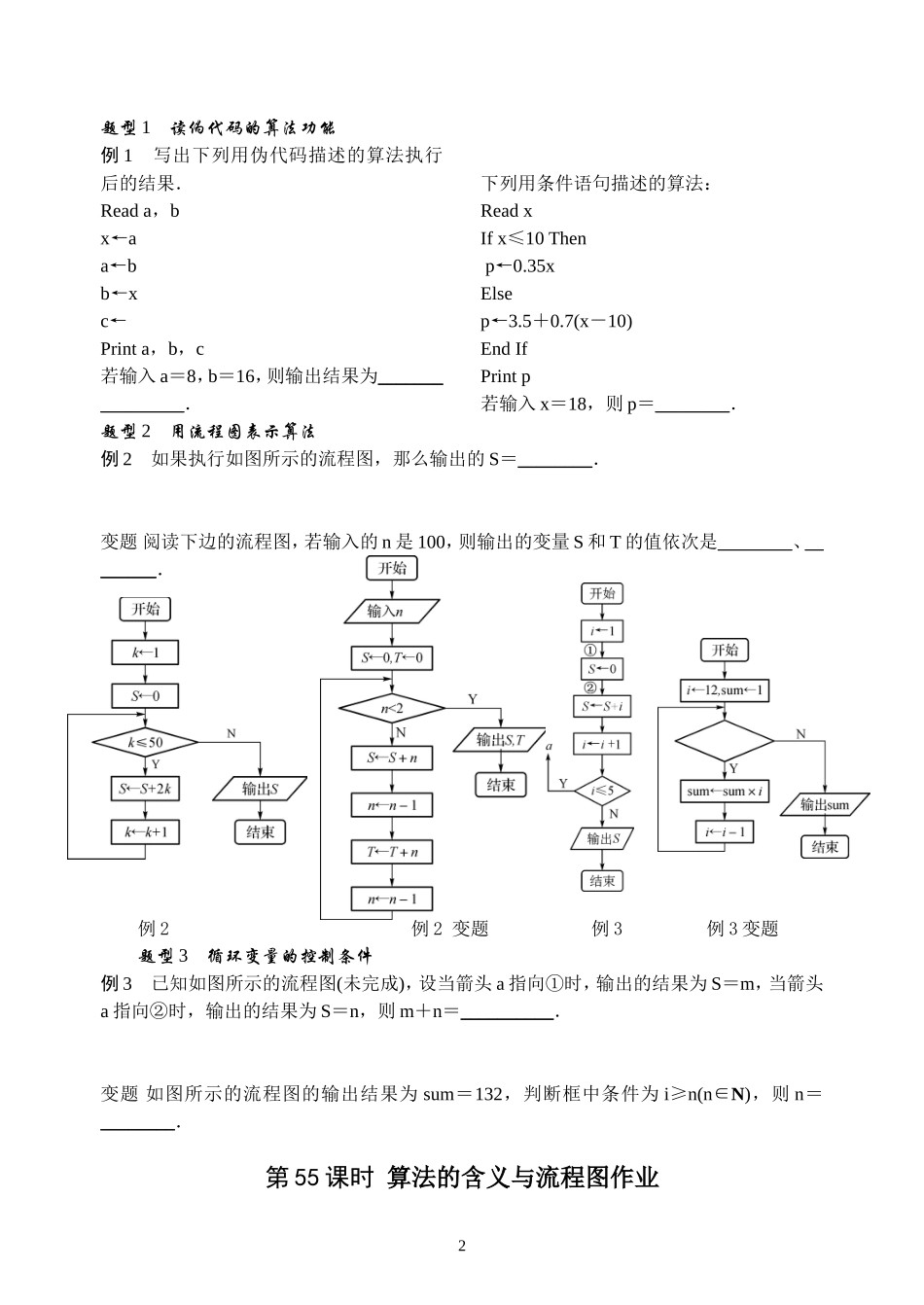 算法的含义与流程图_第2页