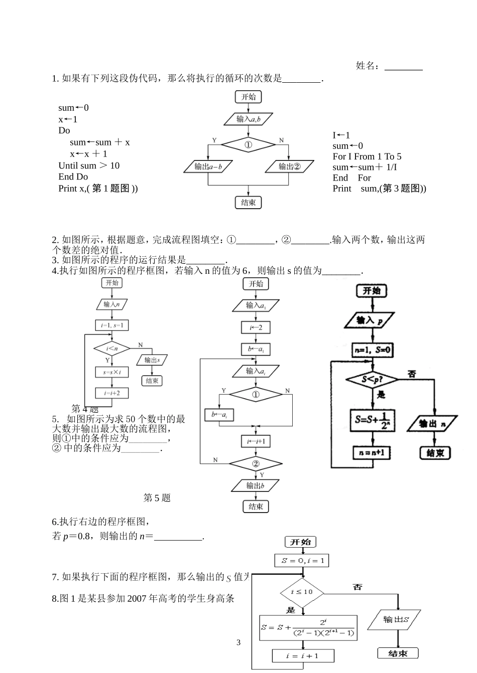 算法的含义与流程图_第3页