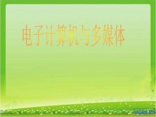 5-电子计算机与多媒体