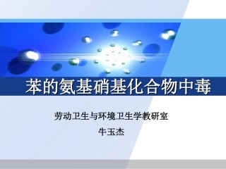 苯的氨基硝基化合物