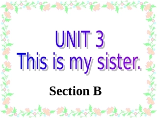 Unit3-SectionB