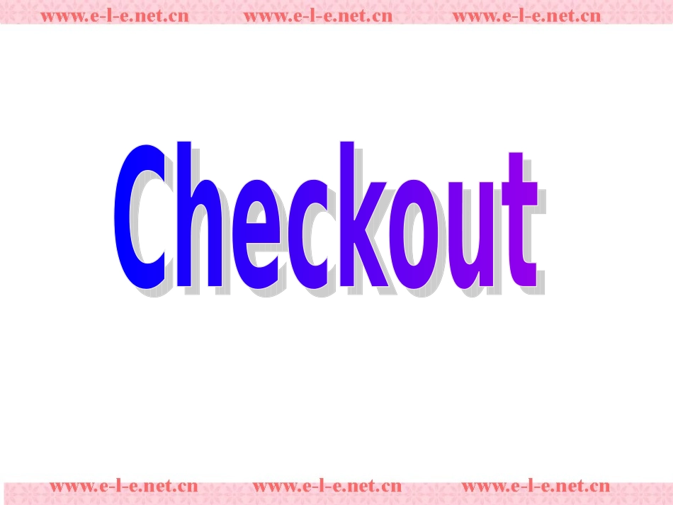 U4-7Checkout_第1页