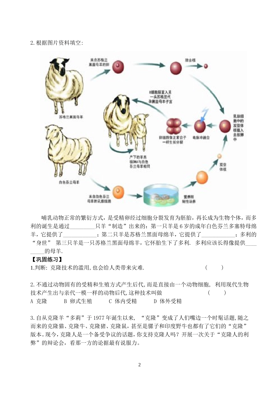 19.2动物的生殖和发育2_第2页