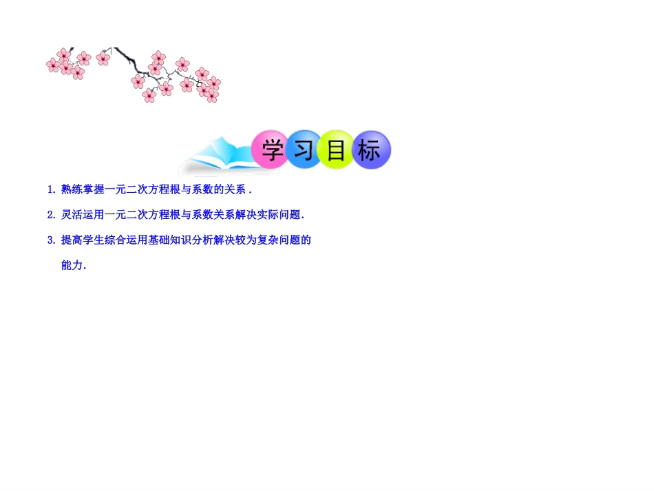 2.5一元二次方程根与系数的关系.5一元二次方程根与系数的关系-(2)_第2页